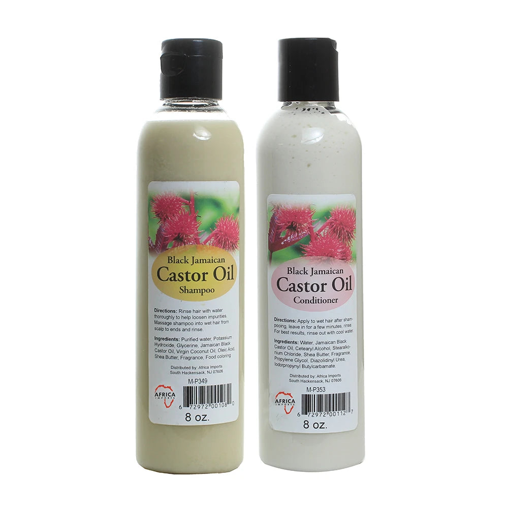 Shampoo & Conditioner B lack Jamaican Castor Set
