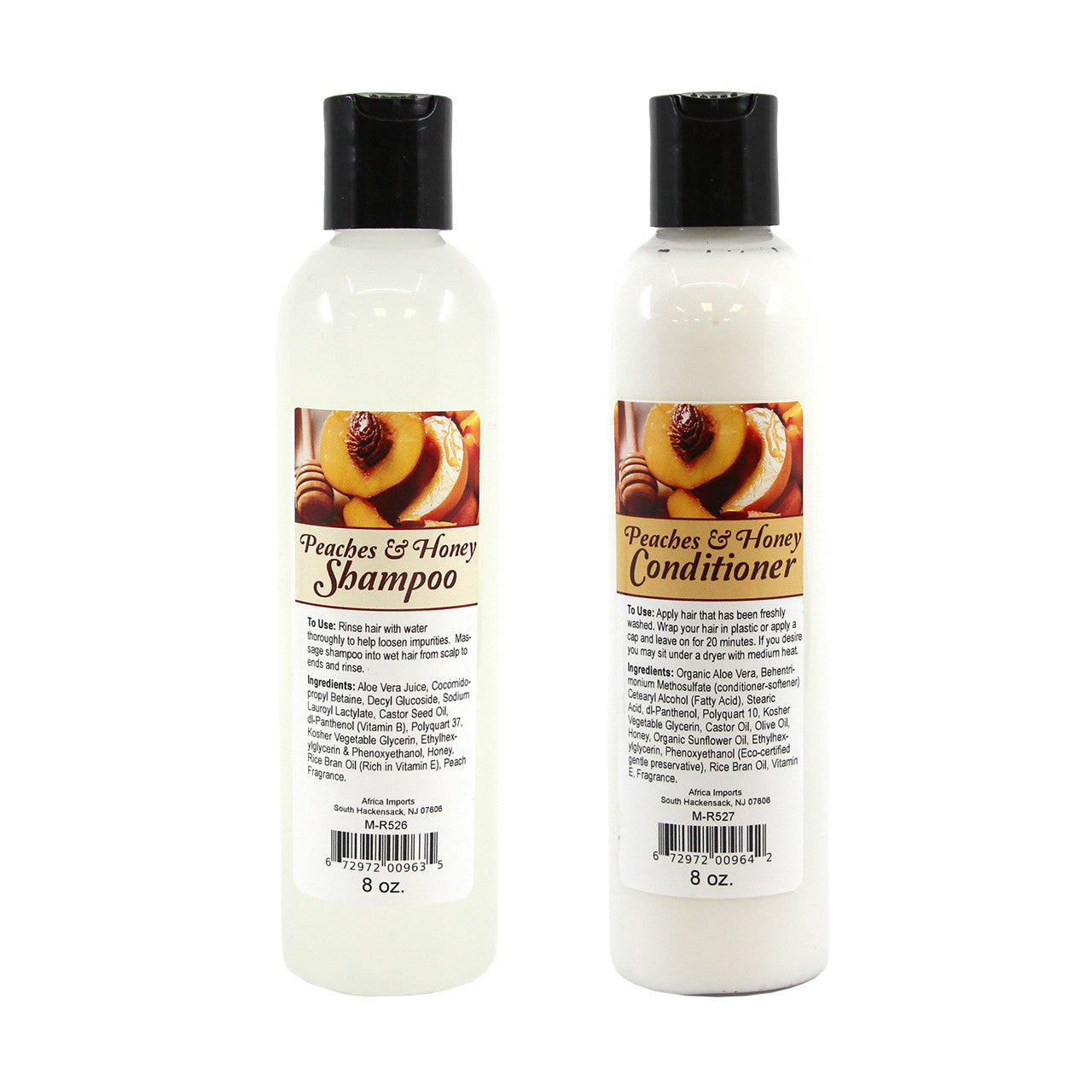 Shampoo & Conditioner Set Peach & Honey